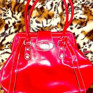 Ned sized red arm bag